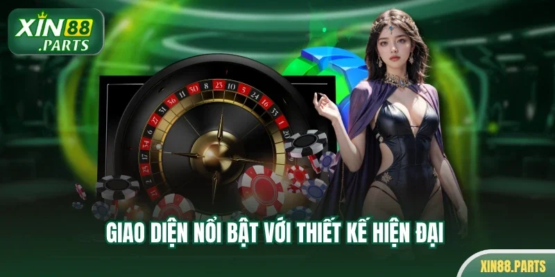 Giao diện nổi bật với thiết kế hiện đại